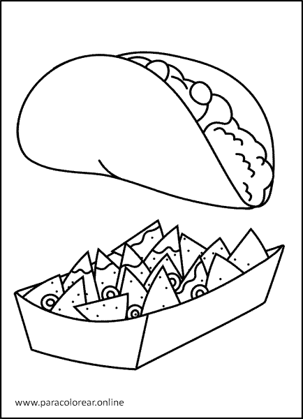 Comida-para-Colorear-8