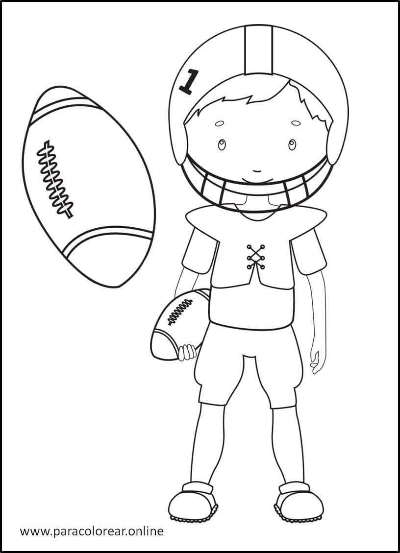 Los mejores Dibujos de Deportes para Colorear Imprimir y Pintar 🏆