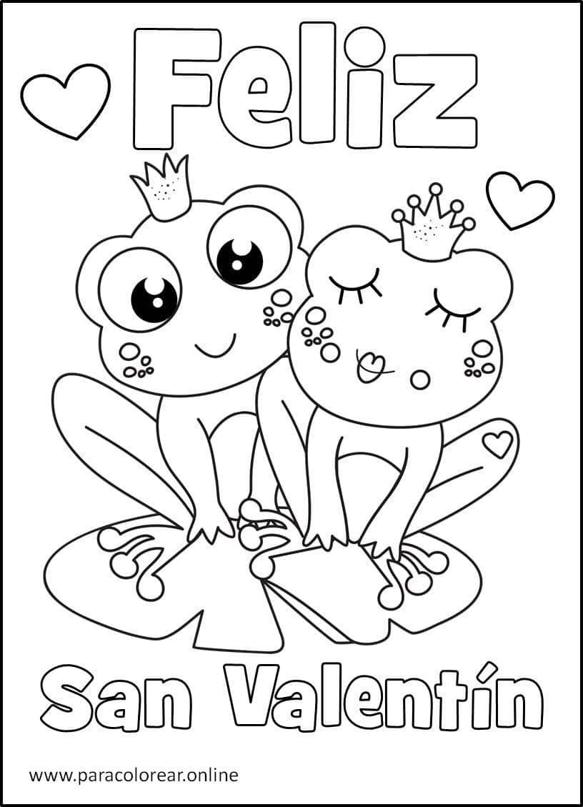 Imagenes 14 De Febrero Para Colorear / 14 Febrero Libros De Tela Cartas Para San Valentin Bordes