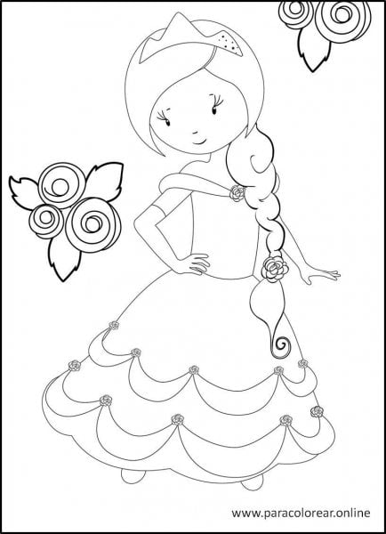 Princesas-para-colorear-7