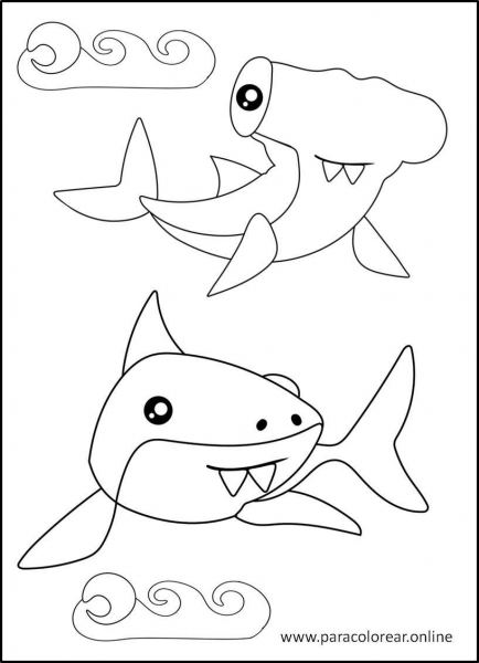 Tiburones-para-Colorear-7
