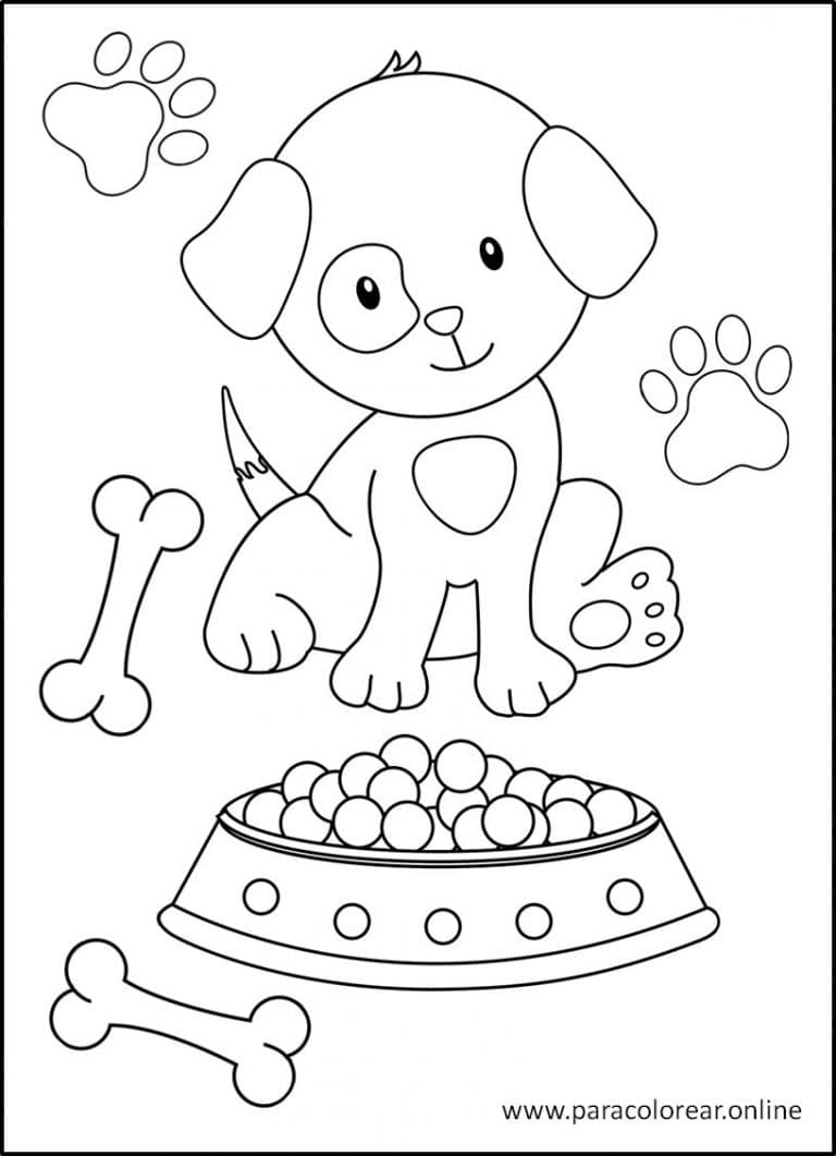 Dibujos de perros para colorear gratis