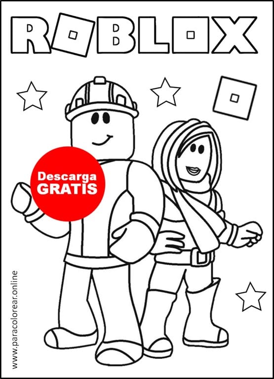 imagenes de roblox para colorear